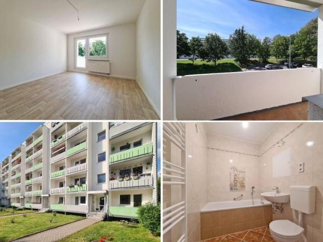 2 Warmmieten geschenkt*: chice, renovierte Balkonwohnung im beliebten 1. Obergeschoss