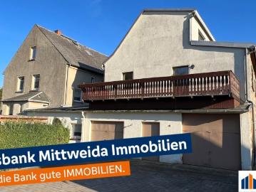2 Wohnhäuser mit 3 Wohnungen plus 200m² Werkstatträumen bei Mittweida