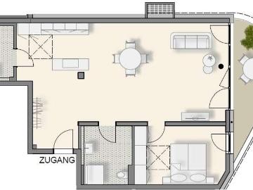 2 Zi. Erdgeschoss Wohnung | Neubautraum 4living Weinsberg