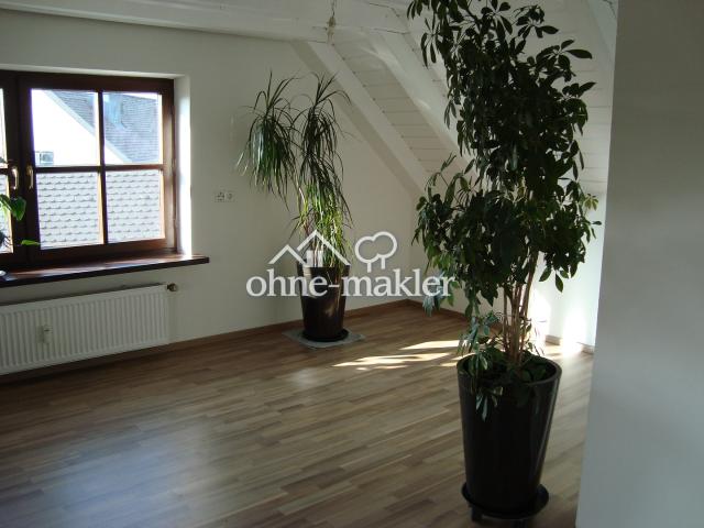 2 Zi. Whg, DG, stadtnah, im Grünen