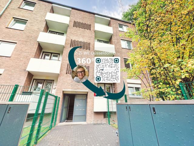 2 Zi Wohnung in Düsseldorf Urdenbach mit Balkon