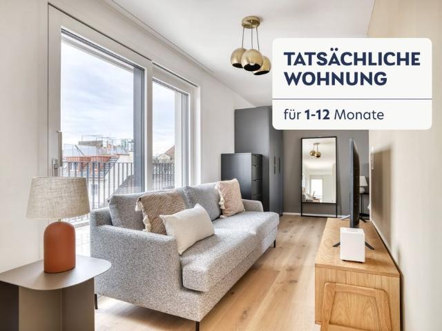 2 Zimmer, 43 m², 5. Stock