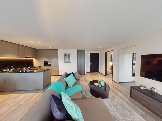 2 Zimmer, 50 m², 2. Stock
