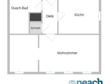 2 Zimmer 50 m² 429 € Kaltmiete Wohnungen in Essen