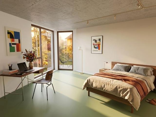 2 Zimmer, 52 m², EG