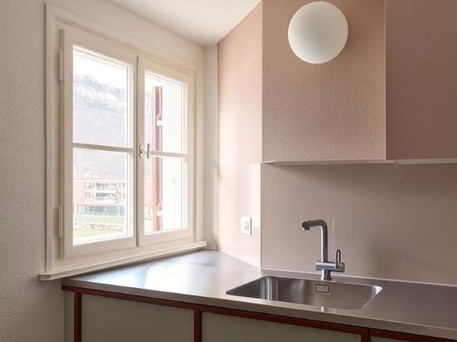 2 Zimmer, 52 m², 2. Stock