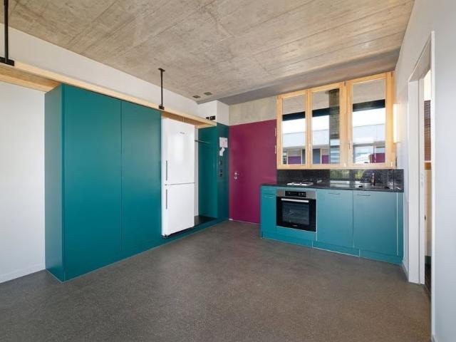 2 Zimmer, 57 m², 1. Stock