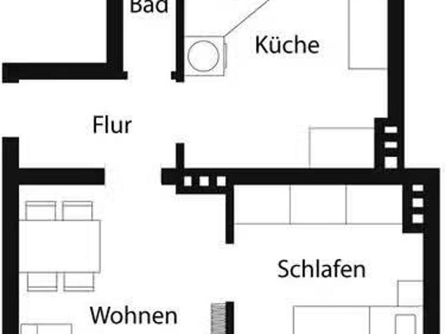 2 Zimmer 57 m² 365 € Kaltmiete Wohnungen in Magdeburg / N.