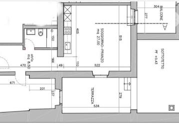 2 Zimmer, 55 m²