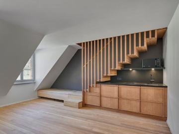 2 Zimmer, 55 m², 4. Stock