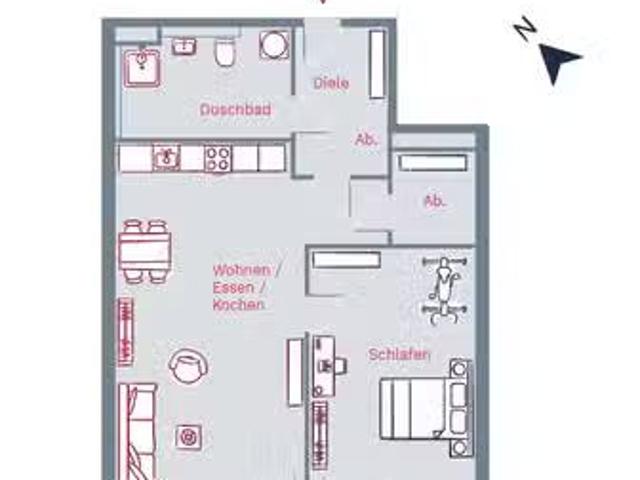 2 Zimmer 55 m² 520 € Kaltmiete Wohnungen in Springe
