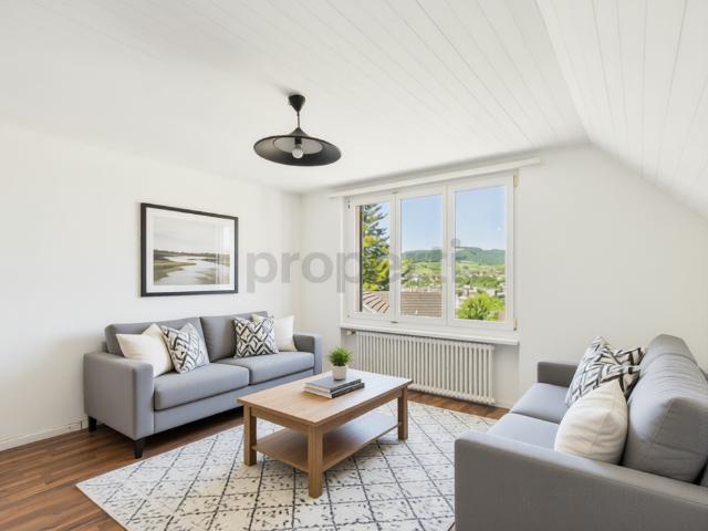 2 Zimmer, 60 m², 2. Stock