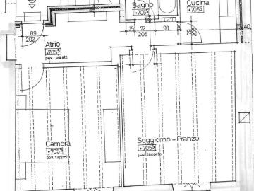 2 Zimmer, 64 m², 2. Stock