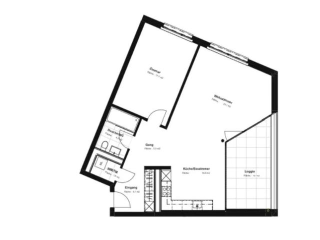 2 Zimmer, 76 m²