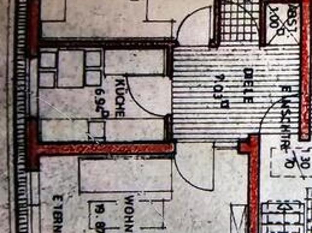 2 Zimmer 2.OG Dachgeschoss gerade Wände in Duisburg Mühlenberg