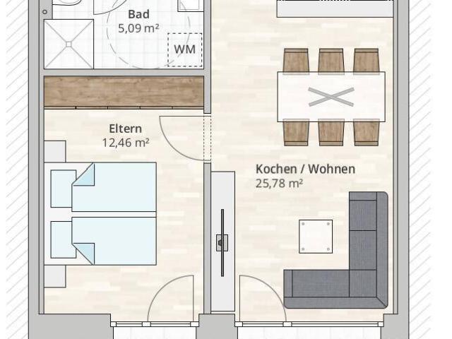 2 Zimmer Terrassenwohnung TOP 6 in Rankweil, Vorderlandstraße
