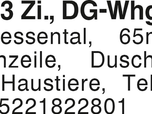 2 zimmer whg