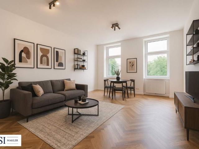 2 Zimmer Wohntraum mit Blick ins Grüne – Altbauflair am Laubepark