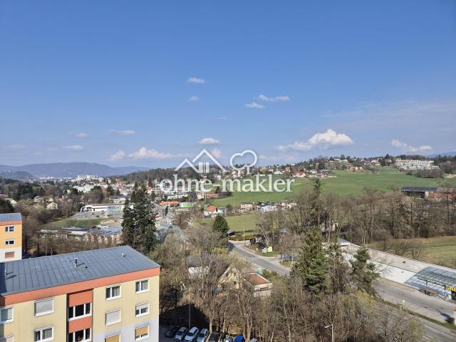 2 Zimmer Wohnung mit Traum Aussicht in der Ragnitz  Nähe Uni und LKH