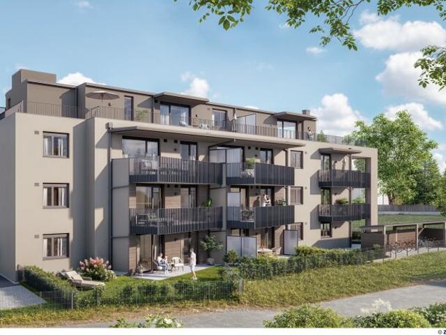 2 Zimmer Wohnung mit traumhafter 51m² großer Dachterrasse in Bürmoos!