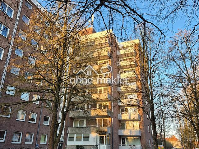 2 Zimmer Wohnung mit zwei Balkonen in Lübeck St. Jürgen Uni Nähe