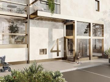 2 Zimmer Wohnung mit zwei verglasten Loggien Neubau in Eching!