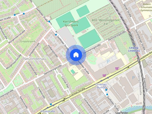 2 Zimmer Wohnung mit Balkon in Leipzig Neulindenau
