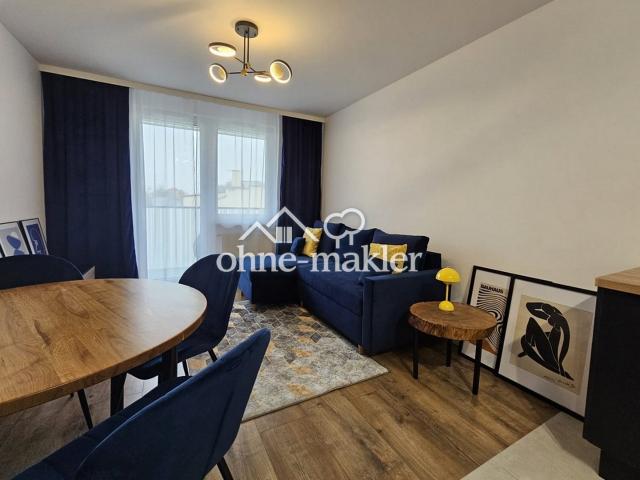 2 Zimmer Wohnung mit EBK und Balkon, 48 m², zentral in Stuttgart Heslach