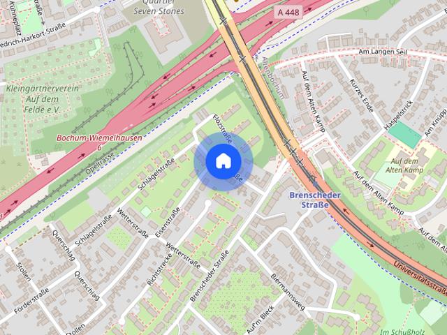 2 Zimmer Wohnung mit etwas Farbe leicht einzugsbereit!