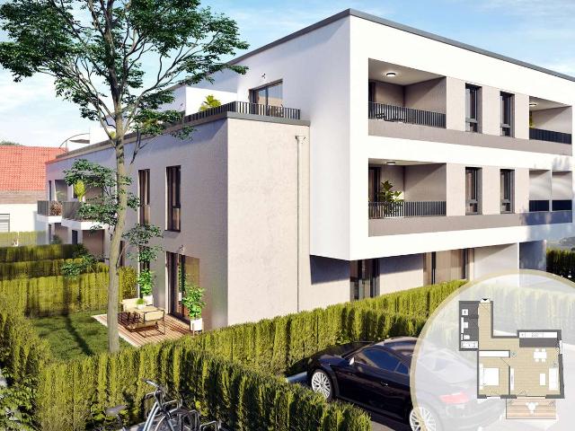 2 Zimmer Wohnung mit Garten I Neubau I Aufzug I provisionsfrei