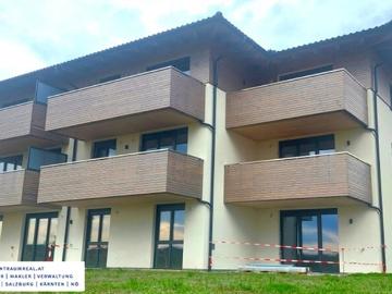 2 Zimmer Wohnung mit Megabalkon und Tiefgarage– ERSTBEZUG