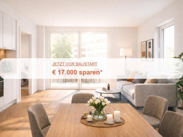 2 Zimmer Wohnung mit offener Wohnküche und Balkon