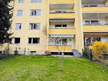 2 Zimmer Wohnung, moderniesiert, separate Küche, Garten, Parkplatz, ohne Provision, frei