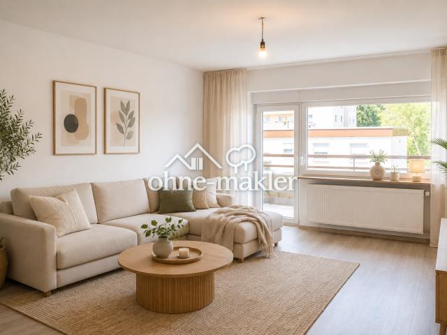 2 Zimmer wohnung Neu saniert in ruhiger Lage, sofort bezugsfertig
