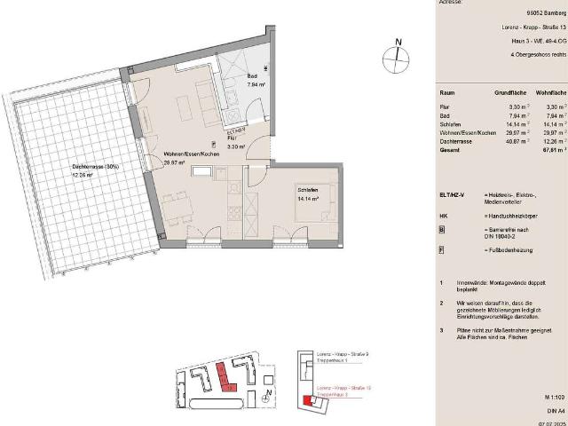 2 Zimmer Wohnung freifinanziert