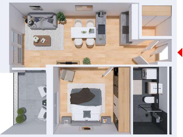 2 Zimmer Wohnung Ideal für Kapitalanleger Whg. 4/08