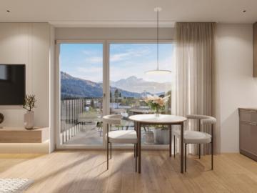 2 Zimmer Wohnung im dritten Obergeschoss