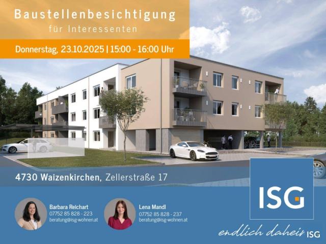 Bezugsfertig! 2 Zimmer Whg. im EG mit Carport, Top 6, Mietkauf Erstbezug!