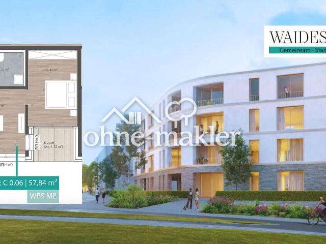2 Zimmer Wohnung im wunderschönen Neubaugebiet Waidesgrund WH