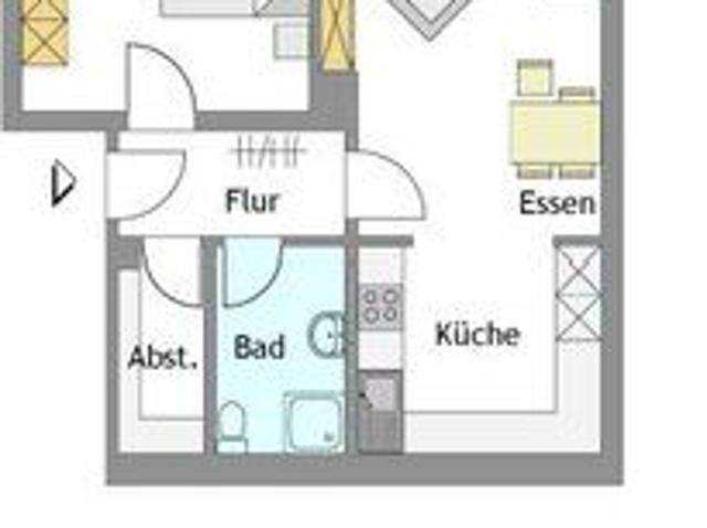 2 Zimmer Wohnung in Mülheim Stadtmitte