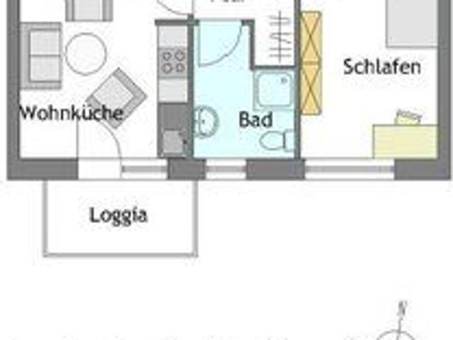 2 Zimmer Wohnung in Mülheim Stadtmitte mit Wohnberechtigungsschein