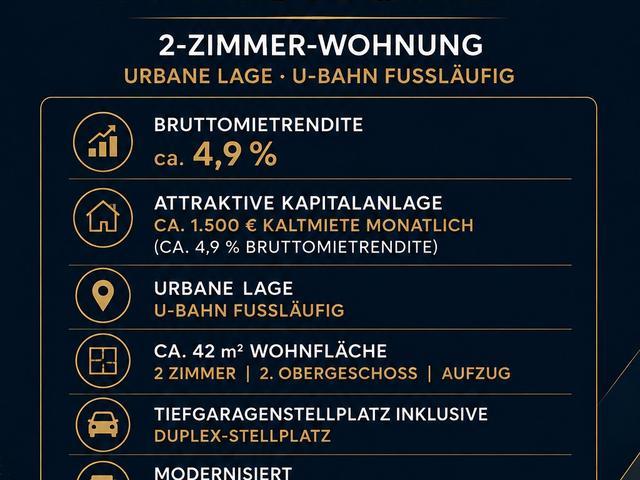 2 Zimmer Wohnung in München zum Verkauf, provisionfrei