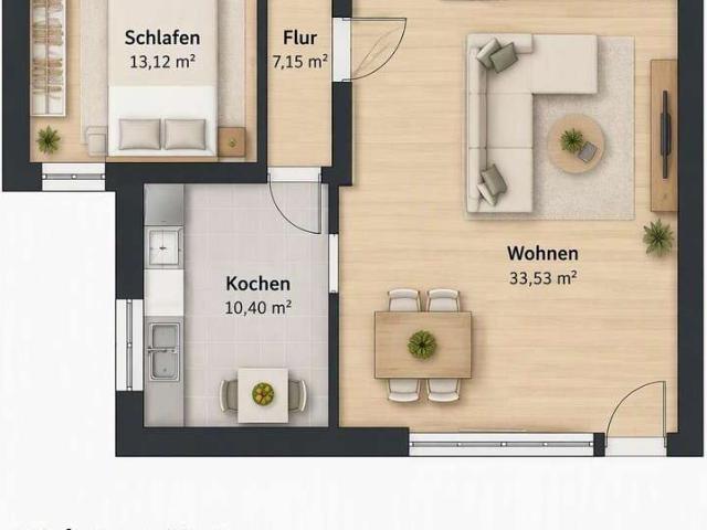 2 Zimmer Wohnung in Münster Wolbeck