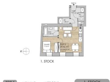 2 Zimmer Wohnung in modernisiertem Altbau – mit offener Wohnküche | unbefristete Vermietung