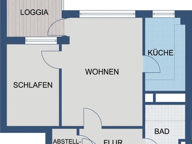2 Zimmer Wohnung in Offenbach Lauterborn mit Balkon