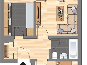 2 Zimmer Wohnung in Bergkamen Weddinghofen