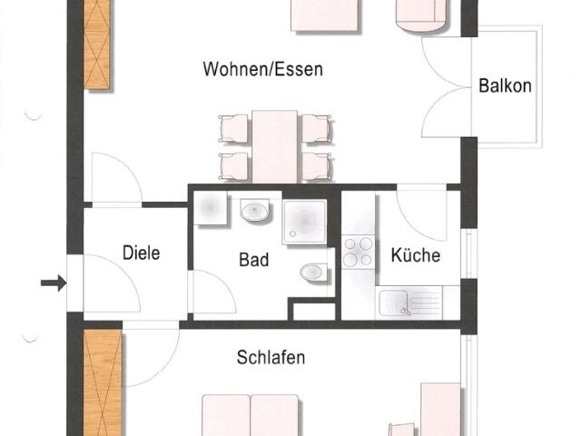 2 Zimmer Wohnung in der Ulmer Weststadt nahe Söflingen