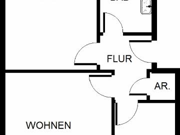2 Zimmer Wohnung in Herne Sodingen