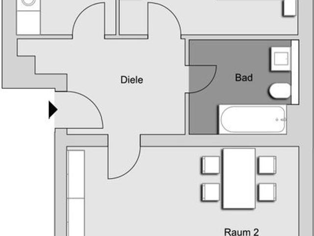 2 Zimmer Wohnung in Köln Vingst