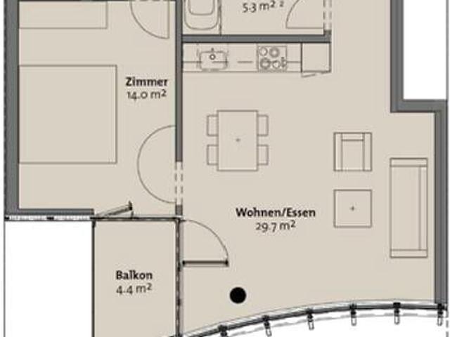 2½ Zimmer Wohnung in Luzern, möbliert, auf Zeit